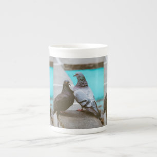 Pigeons Bone China Mug