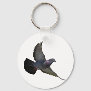 Pigeons Key Ring