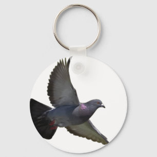 Pigeons Key Ring