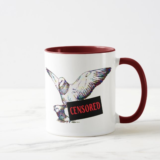 Pigeons Mating:  Censored! Mug (Right)
