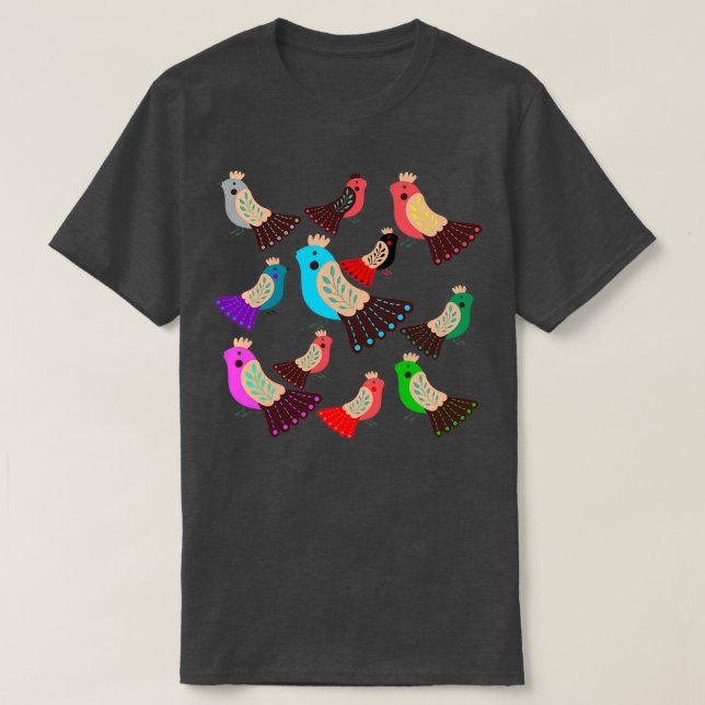 pigeons patterns 1 T-Shirt (Design Front)