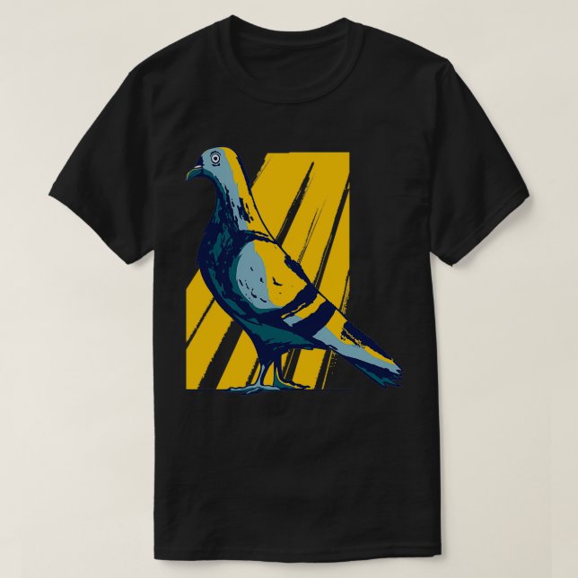 pigeons pigeon city pigeon carrier pigeon gift ide T-Shirt (Design Front)