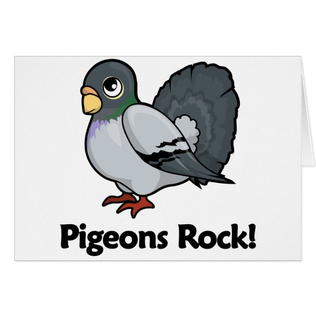 Pigeons Rock! (Front Horizontal)