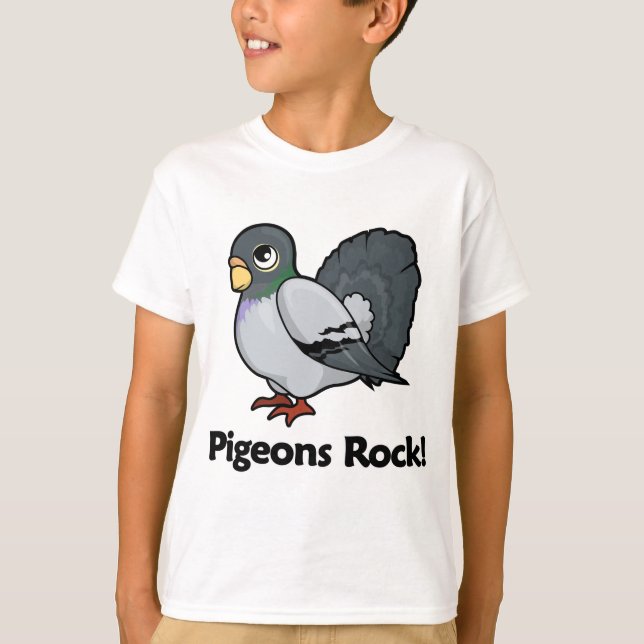 Pigeons Rock! T-Shirt (Front)