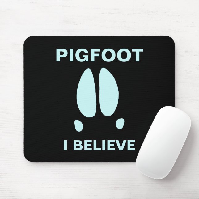 Pigfoot - I Believe Mouse Pad (With Mouse)
