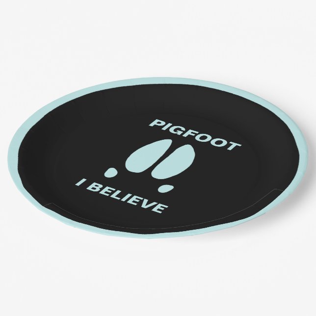 Pigfoot - I Believe Paper Plate (Angled)