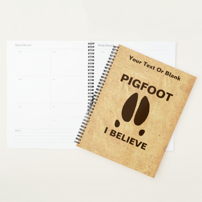 Pigfoot - I Believe Planner (Display)