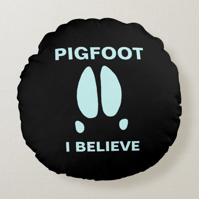 Pigfoot - I Believe Round Cushion (Front)