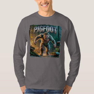 Pigfoot Photographic – Pig Bigfoot Funny Scary T-Shirt