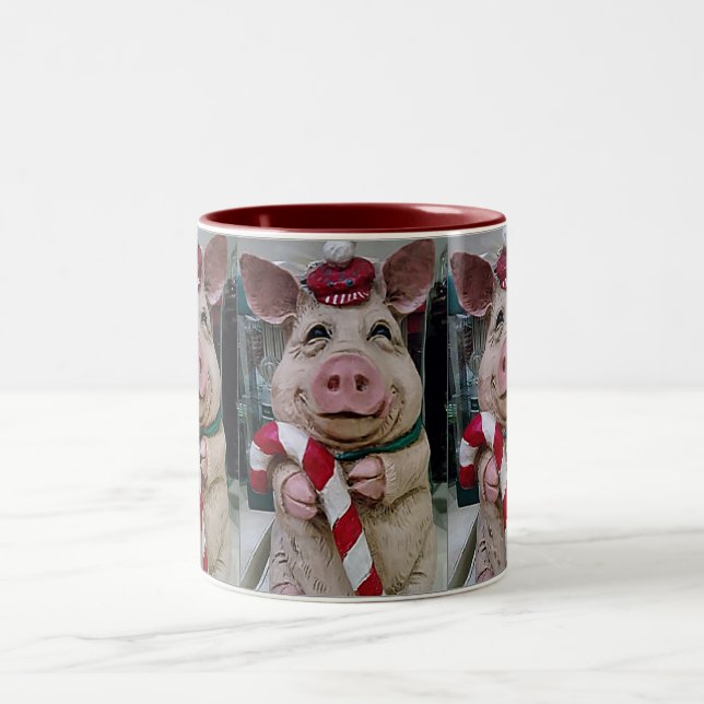 ***PIGGIE CELEBRATES THE HOLIDAY** MUG (Center)