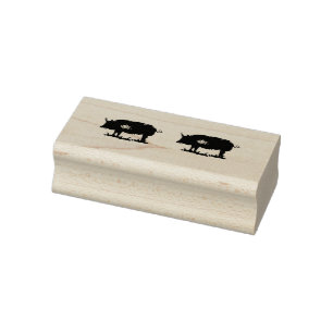 Piggies Rubber Stamp