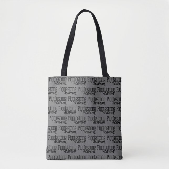 Pigglestone Academy Tote Brick Grey Bag (Front)