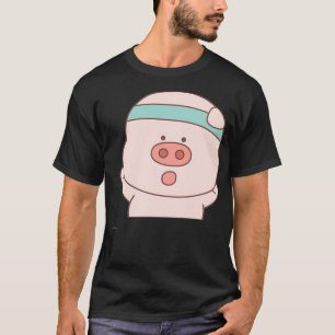 Piggly Wiggly the Chubby Pig  (1) T-Shirt