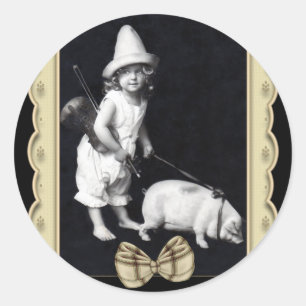 Piggy and I Vintage Photography Stickers