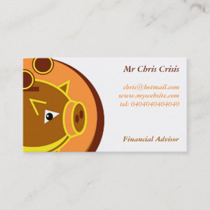 Piggy Bank Business Card