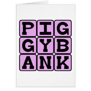 Piggy Bank, Coin Holder
