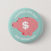 Piggy Bank Custom Text