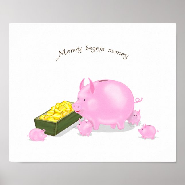 Piggy Bank Family Poster (Front)