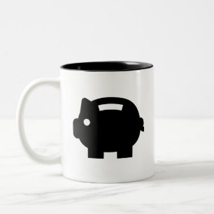 Piggy Bank Pictogram Mug