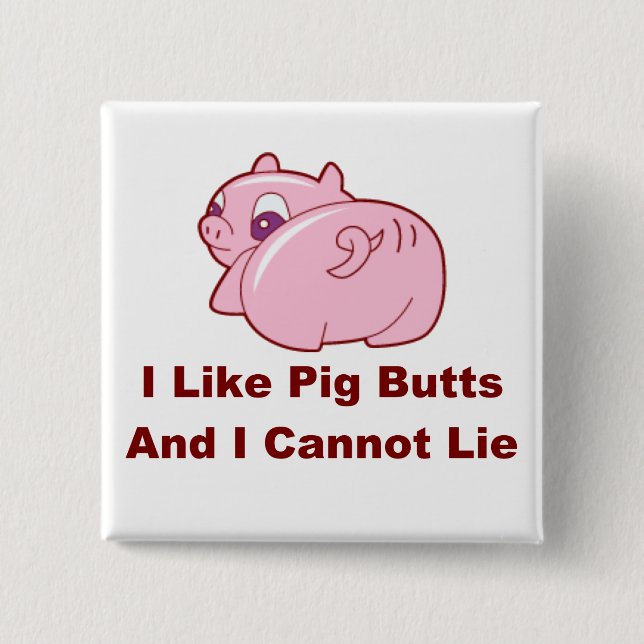 Piggy Butts Pin (Front)