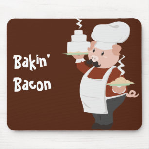 Piggy Chef Mousepad