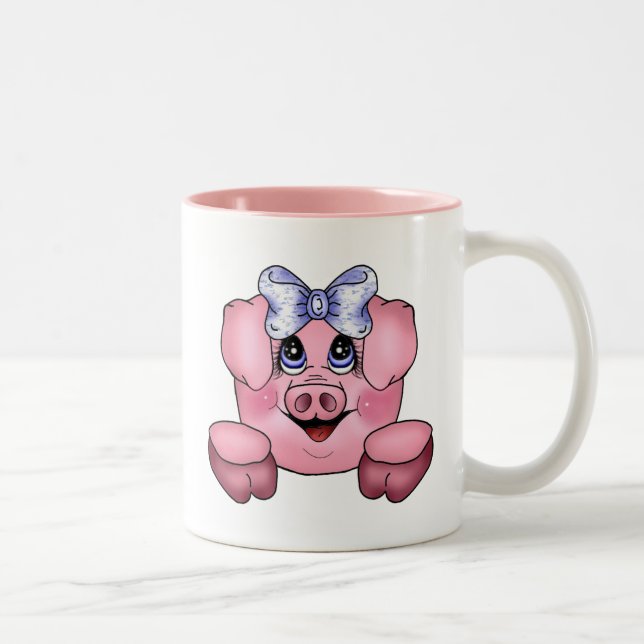 Piggy Face Mug (Right)