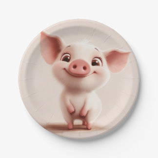 Piggy Paper Plate