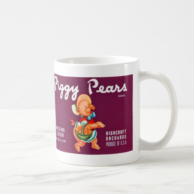 Piggy Pears Coffee Mug (Right)