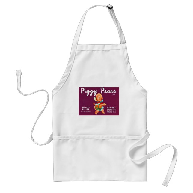 Piggy Pears Standard Apron (Front)