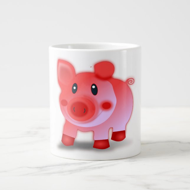 PIGGY PIGLET LARGE COFFEE MUG (Front)