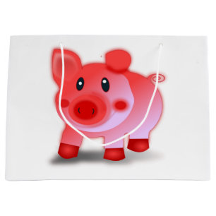 PIGGY PIGLET LARGE GIFT BAG
