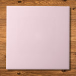 Piggy Pink Solid Colour Ceramic Tile<br><div class="desc">Piggy Pink Solid Colour</div>