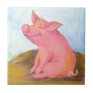 Piggy Pinkles/Tile Ceramic Tile