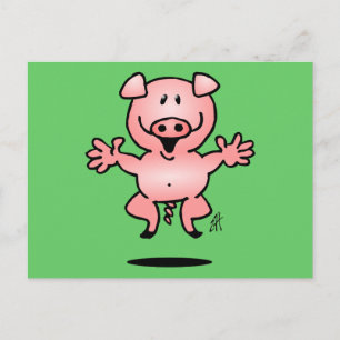 Piggy Postcard