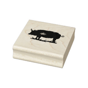 Piggy Rubber Stamp