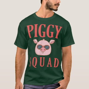 Piggy Squad Funny Pig Animal Farming Farm Lover 49 T-Shirt