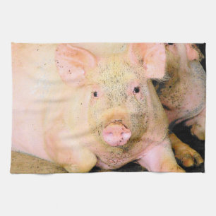 Piggy Tea Towel