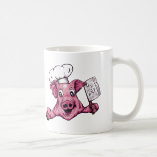 Piggy The Hamicidal Maniac Cartoon Pig Chef Art Coffee Mug