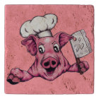 Piggy The Hamicidal Maniac Original Art Trivet