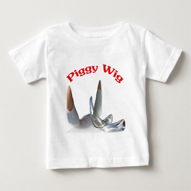 Piggy Wig Baby T-Shirt (Front)