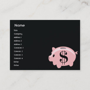 Piggybank - Chubby Business Card