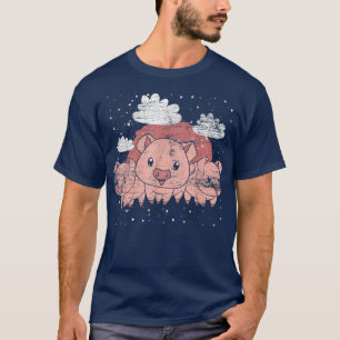 Piglet Farm Animal Farmer Pig Lover Farming Cute P T-Shirt