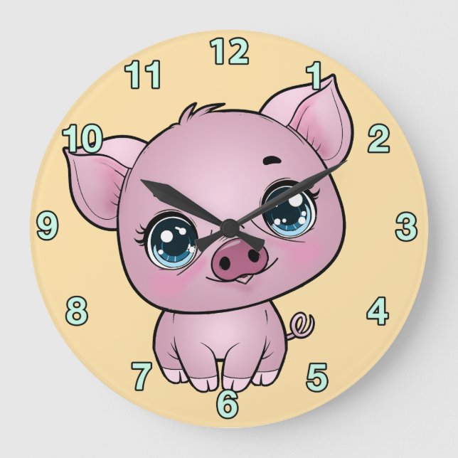 Piglet Wall Clock (Front)