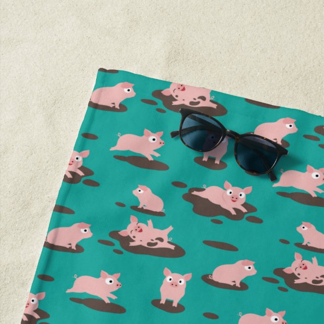Piglets Beach Towel (In Situ)
