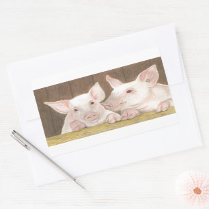 Piglets Rectangular Sticker