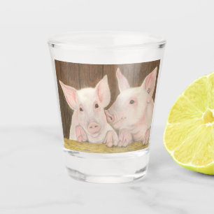 Piglets Shot Glass