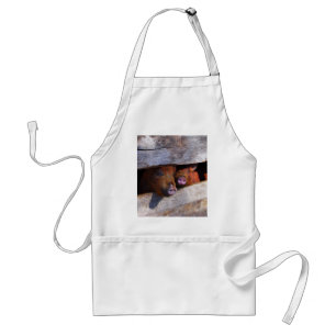 PigPen Pair Peeking Piggies Standard Apron