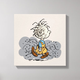 Pigpen Walking Cloud Canvas Print