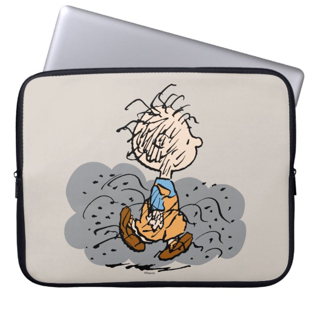 Pigpen Walking Cloud Laptop Sleeve (Front)