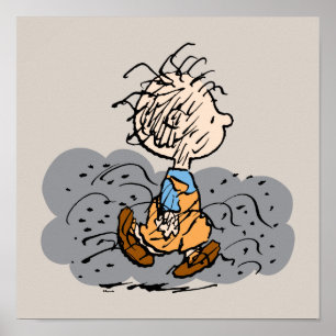 Pigpen Walking Cloud Poster